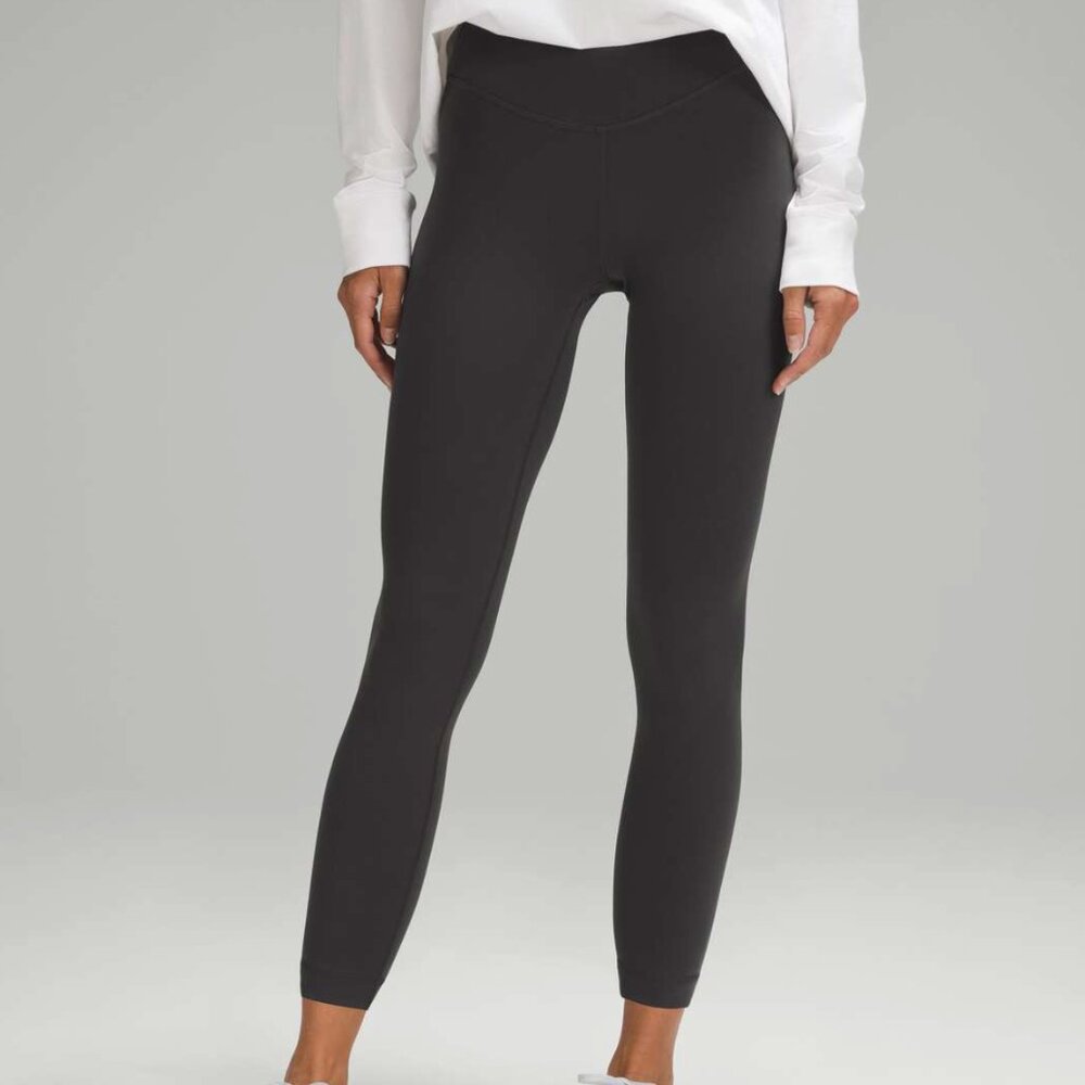 lululemon Wunder Under SmoothCover High-Rise Tight 25" - Graphite Grey Size 8